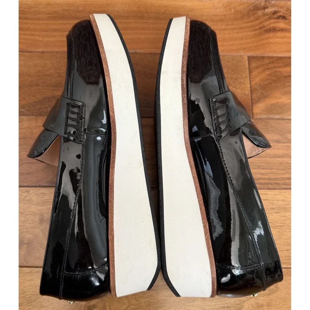 Kate Spade Patent Leather‎ Platform Shoes Women's Size 6.5 Black Designer